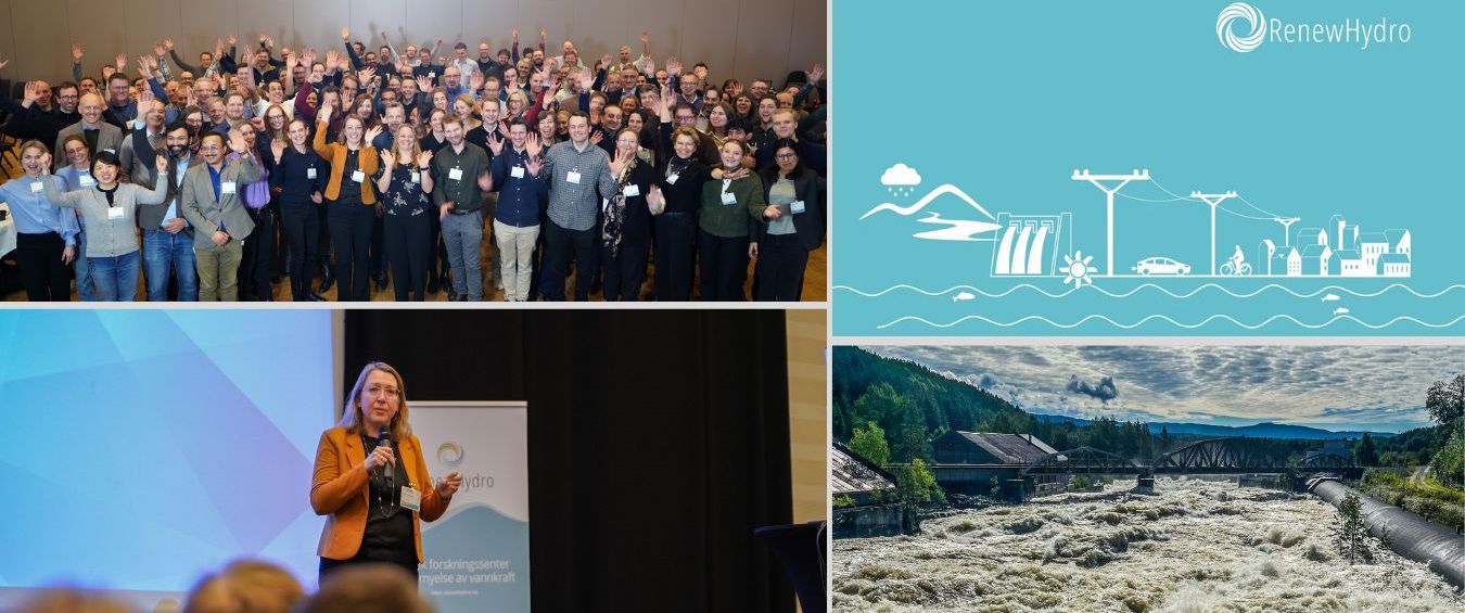 This week marked the kick-off for the new center, RenewHydro, where NHH is one of the main research partners. In the bottom left is Liv Randi Hultgreen, the director of the new center. Photo: Juliet Landrø and Nils Solheim-Smith