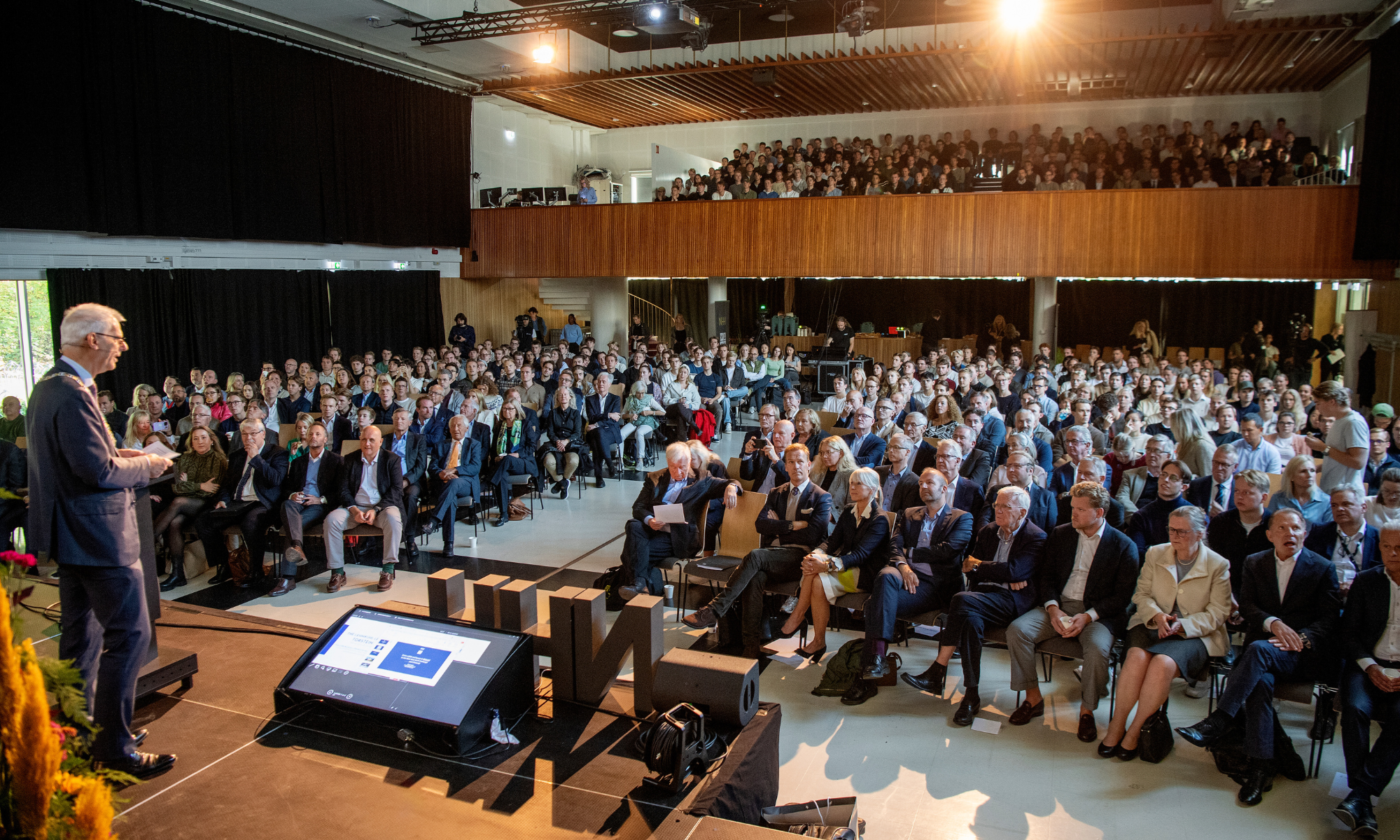 fullsatt sal på NHH