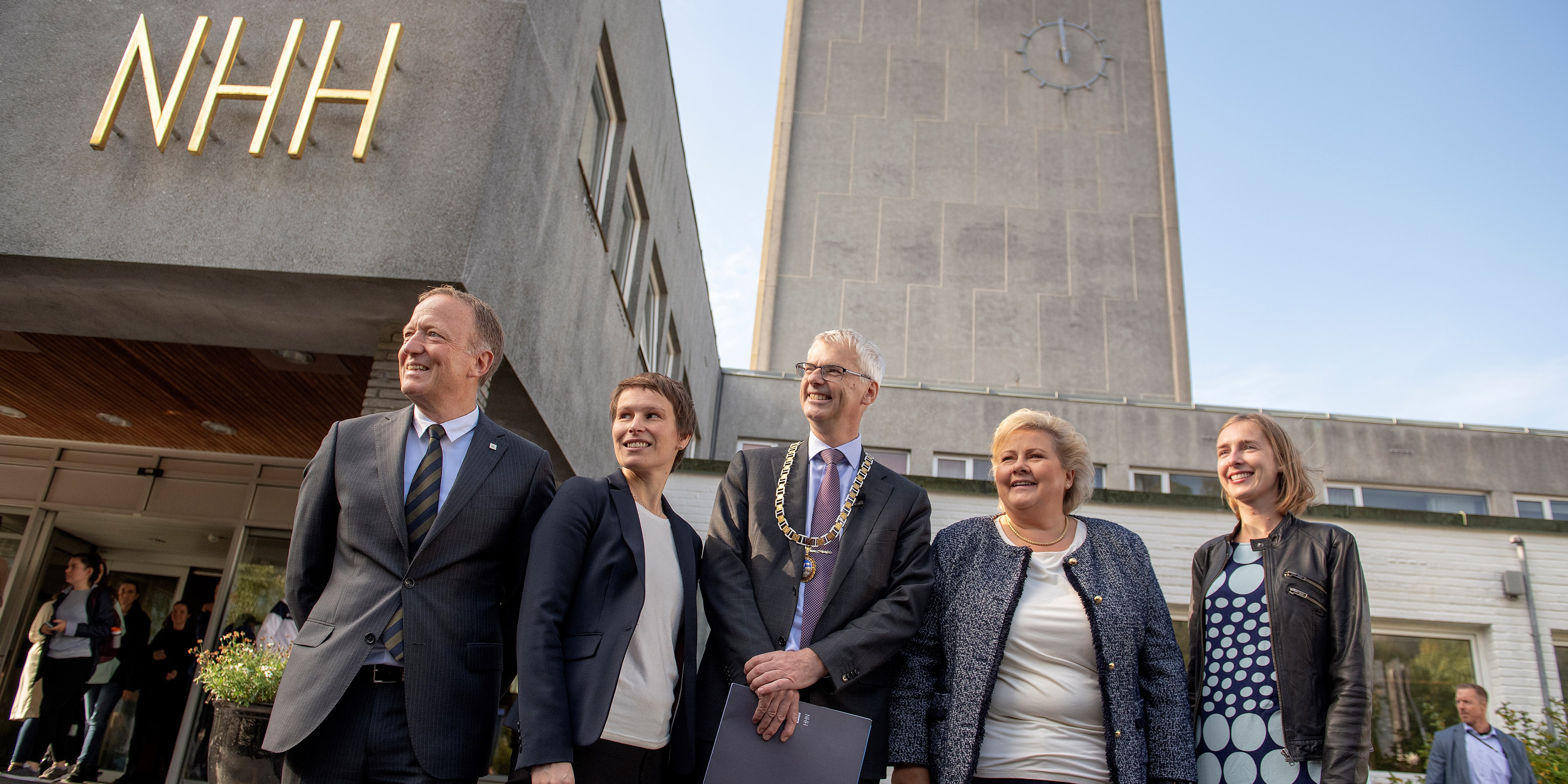 Erna Solberg på NHH