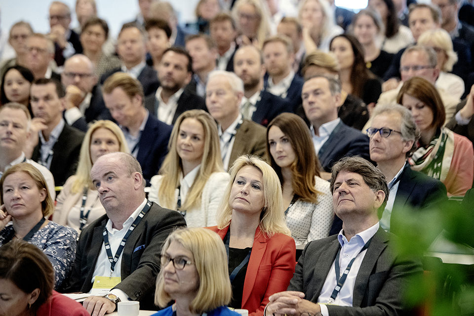 Publikum på Vårkonferansen 2019.