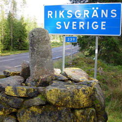 Border between Norway and Sweden. Photo: Skogfrun/public domain