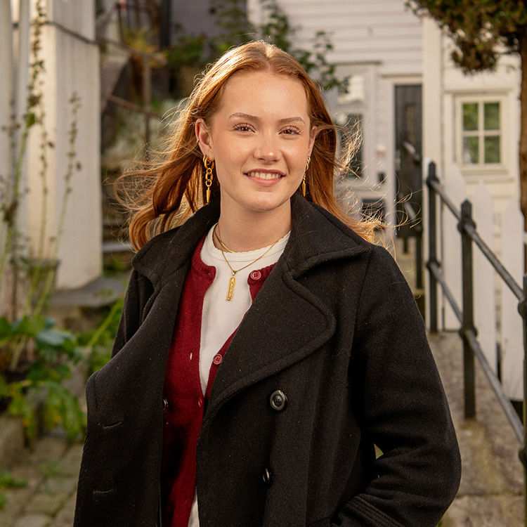 Studentambassadør fra NHH. Foto: Helge Skodvin