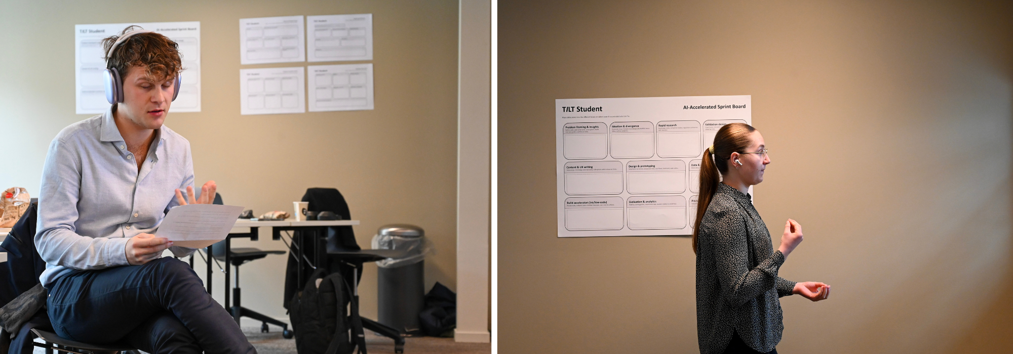 Andreas Røstad and Helga Mjøs