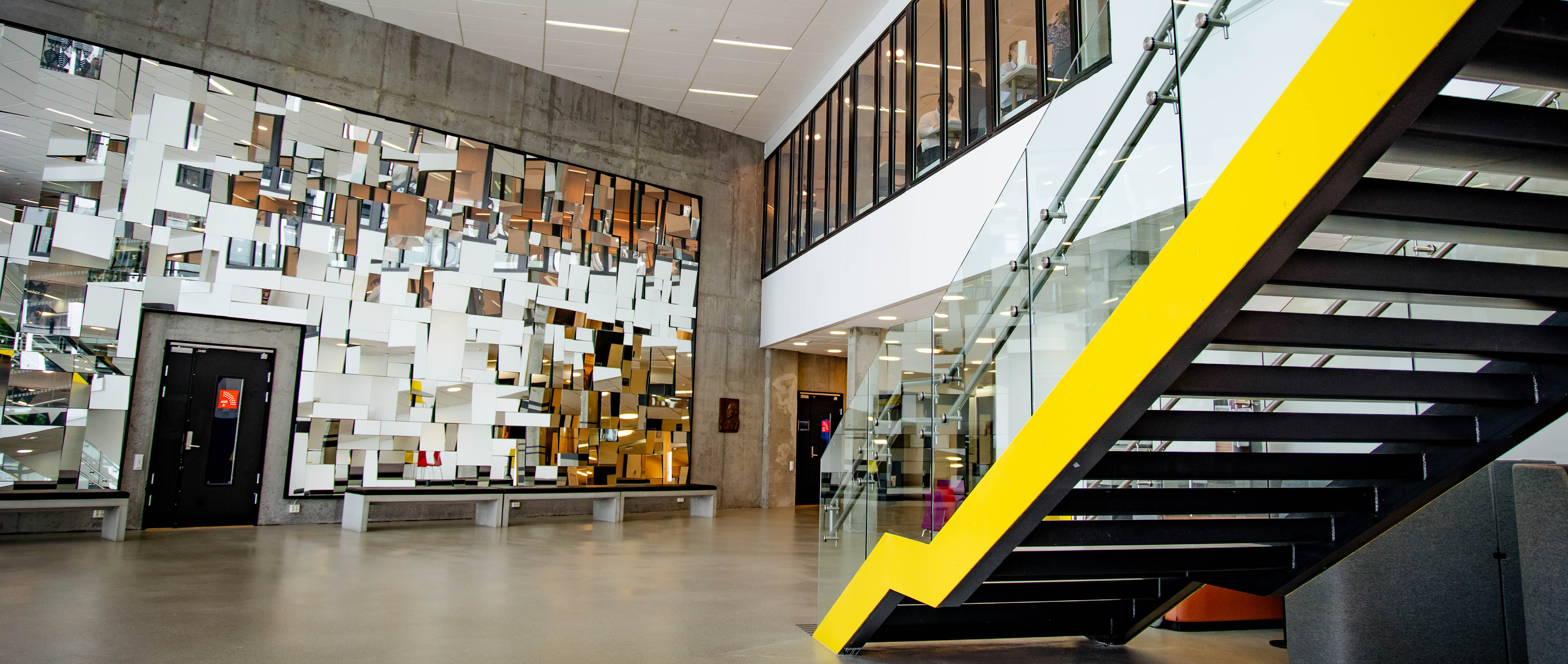 Stair case in the Mirror hall at NHH
