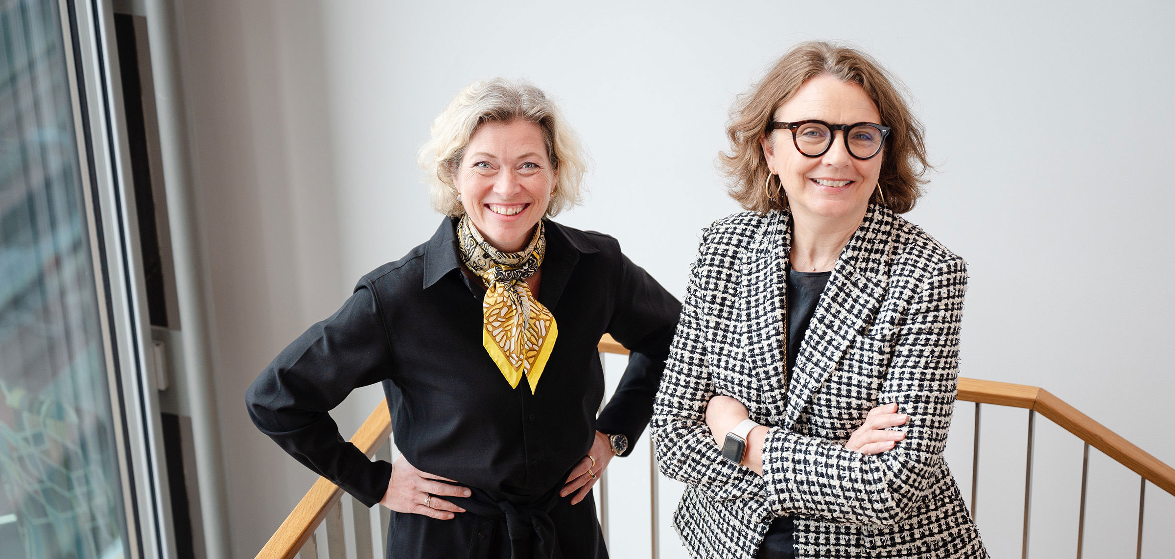 Therese Egeland (t.v.) og Tone Wille. Foto: JS Enger