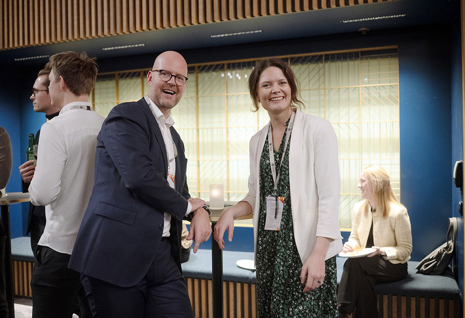 Audun Bakke Andersen, PWC, og Hanne Lorvik, Handelens Miljøfond