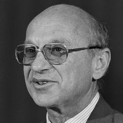 Milton Friedman in 1976. UPI/public domain