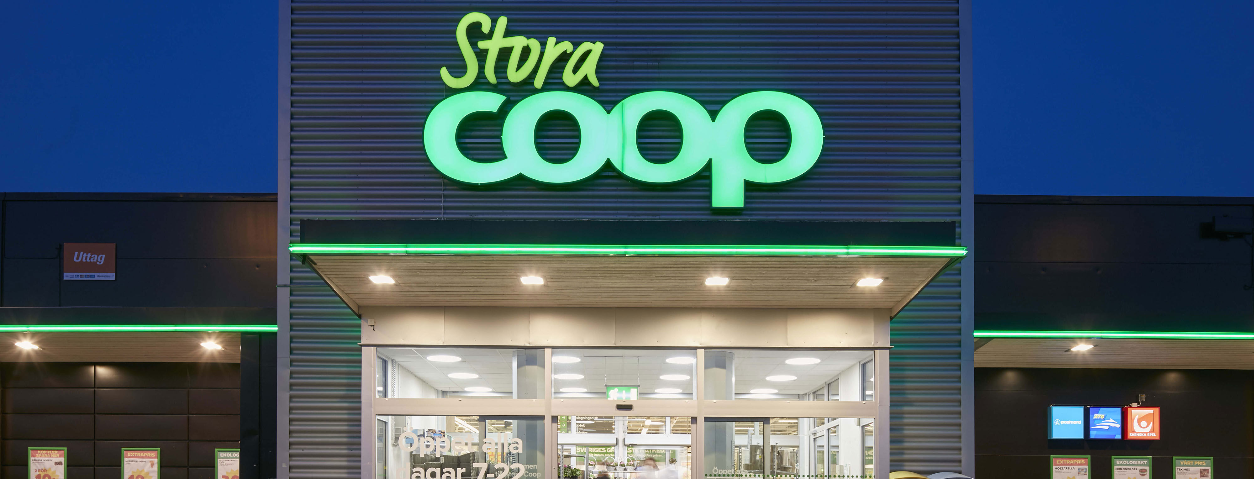 Coop store front. Photo: Coop