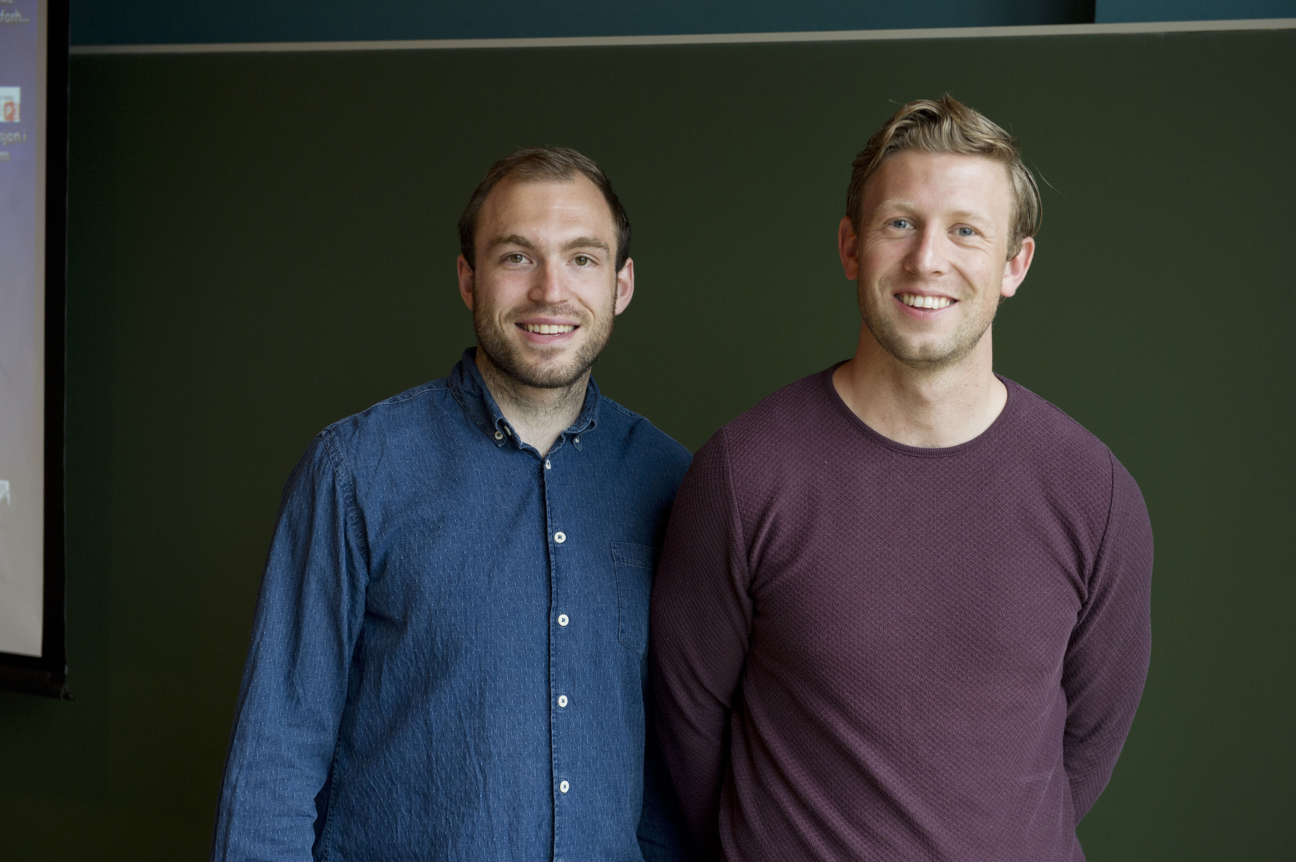 Dan-Richard Knudsen og Andreas Hauge. Photo: Helge Skodvin