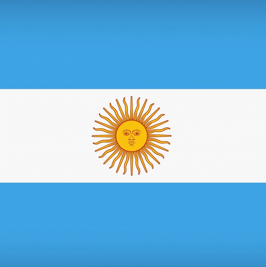 Argentinske flagg, publicdomainpiqtures.net