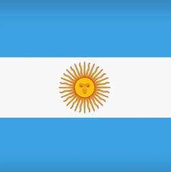 Argentinske flagg, publicdomainpiqtures.net