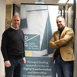 Tor W Andreassen and Bram Timmermans. Photo: Hallvard Lyssand