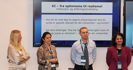 Gruppebilde av innledere på fagseminar