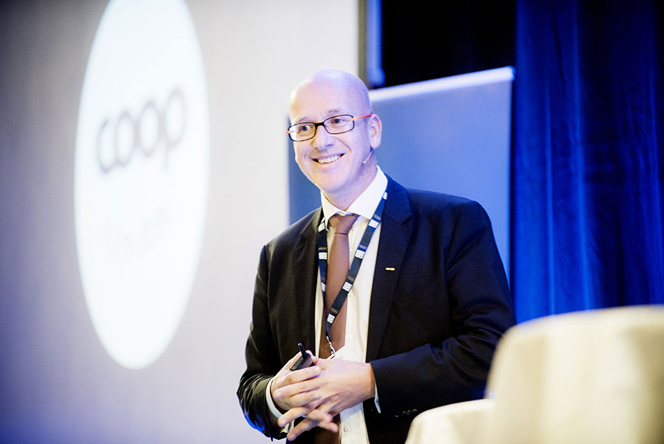 Konsernsjef Geir Inge Stokke i Coop. Food 2017. Foto: Siv Dolmen
