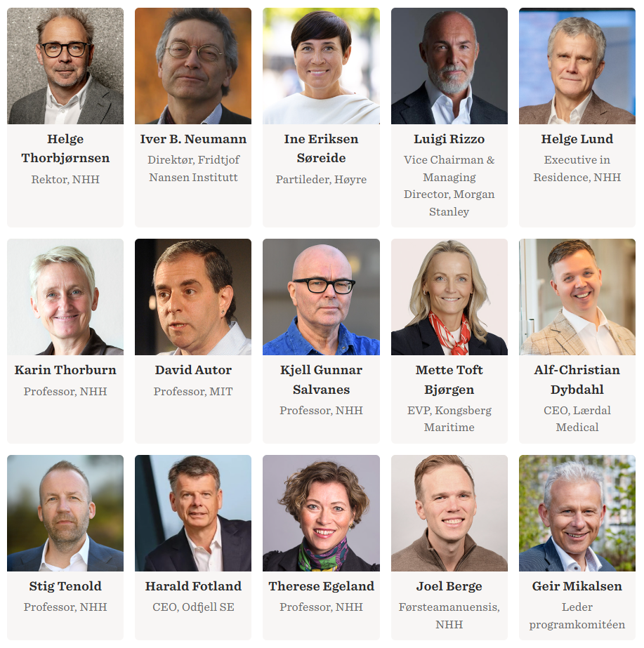 Innledere ved Vårkonferansen.
