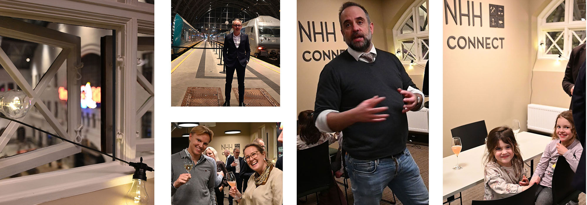 Billedmontasje fra åpningsarrangement