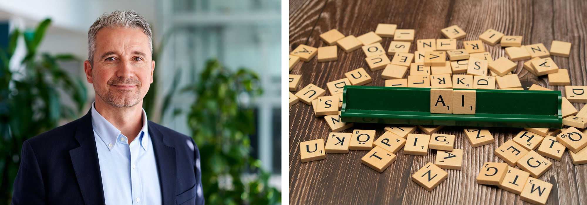 Collage of picture of Mosvold and illustration from Pexels