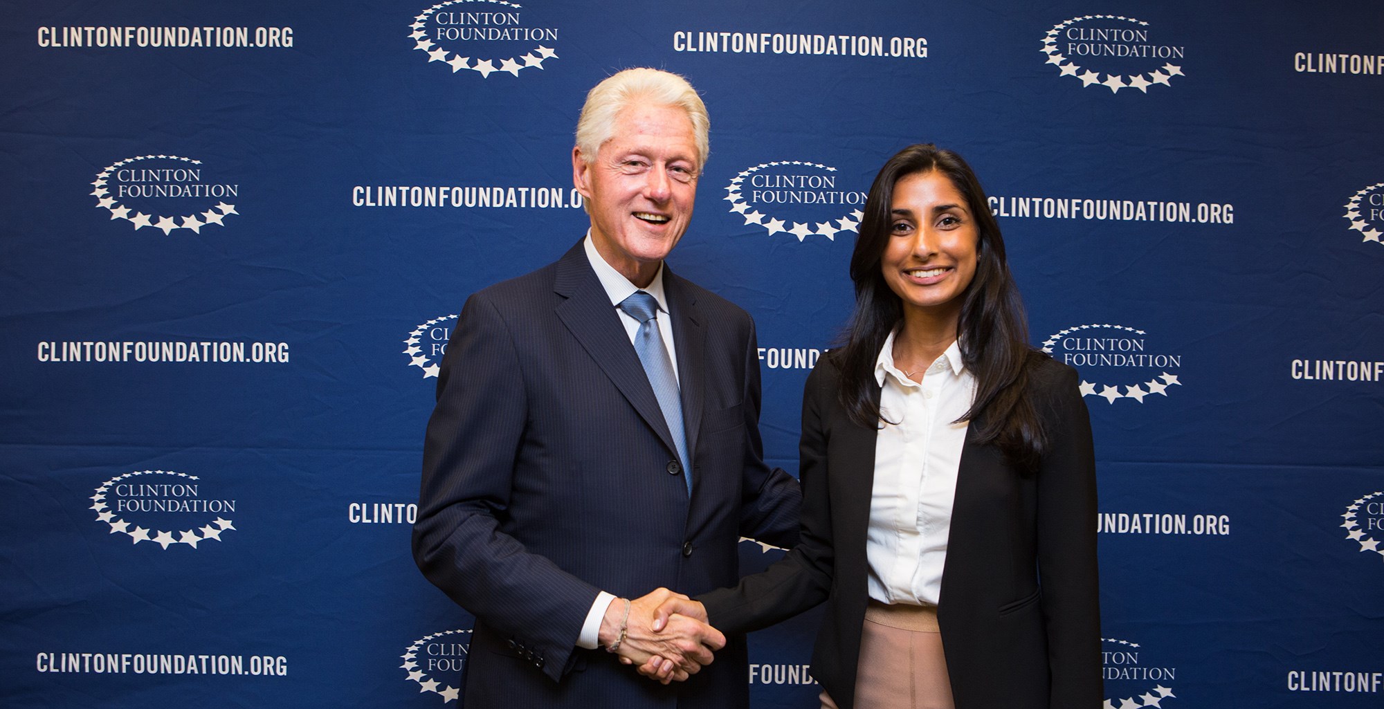 NHH alumna Vaishali Kathuria had an internship at the Clinton Foundation in New York