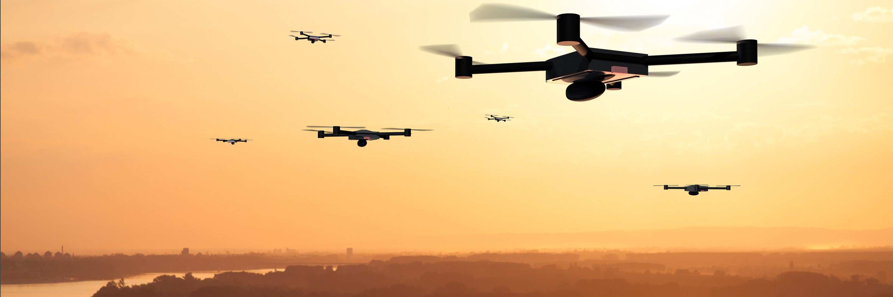 Drones. Illustration Photo: Aerogondo/Dreamstime