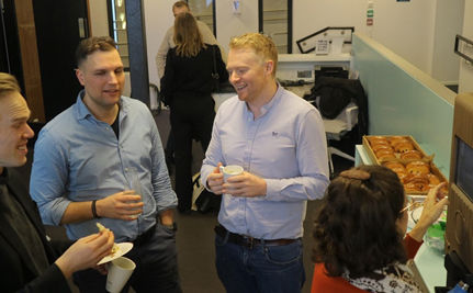 Dave Parker and Steffen Juranek. Photo: Ove Sjøstrøm
