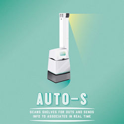 Auto-S scanning robot. Illustration: Walmart press photo