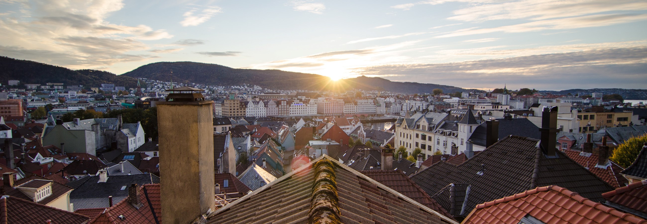 Bergen er den kompakte studentbyen, der det meste er i gangavstand. Foto: Sebastian S. Eide. Foto: Sebastian S. Eide