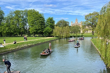 Punting on The Cam.