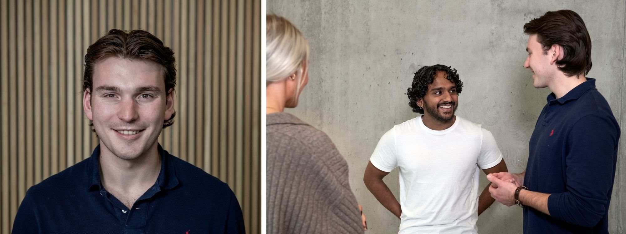 Eirik Aarthun og Nathaniel Joshua Karunairasah.