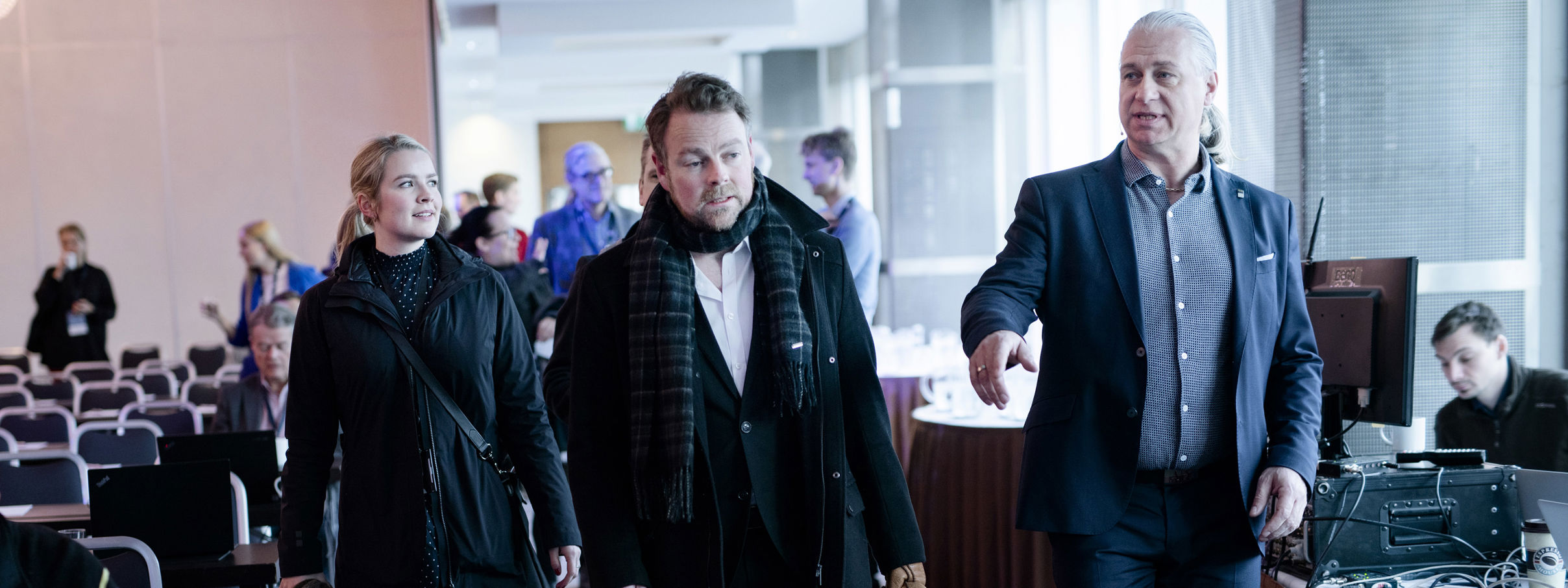 Embla Belsvik, Torbjørn Røe Isaksen og Frode Steen, Food 2019. Foto: Siv Dolmen