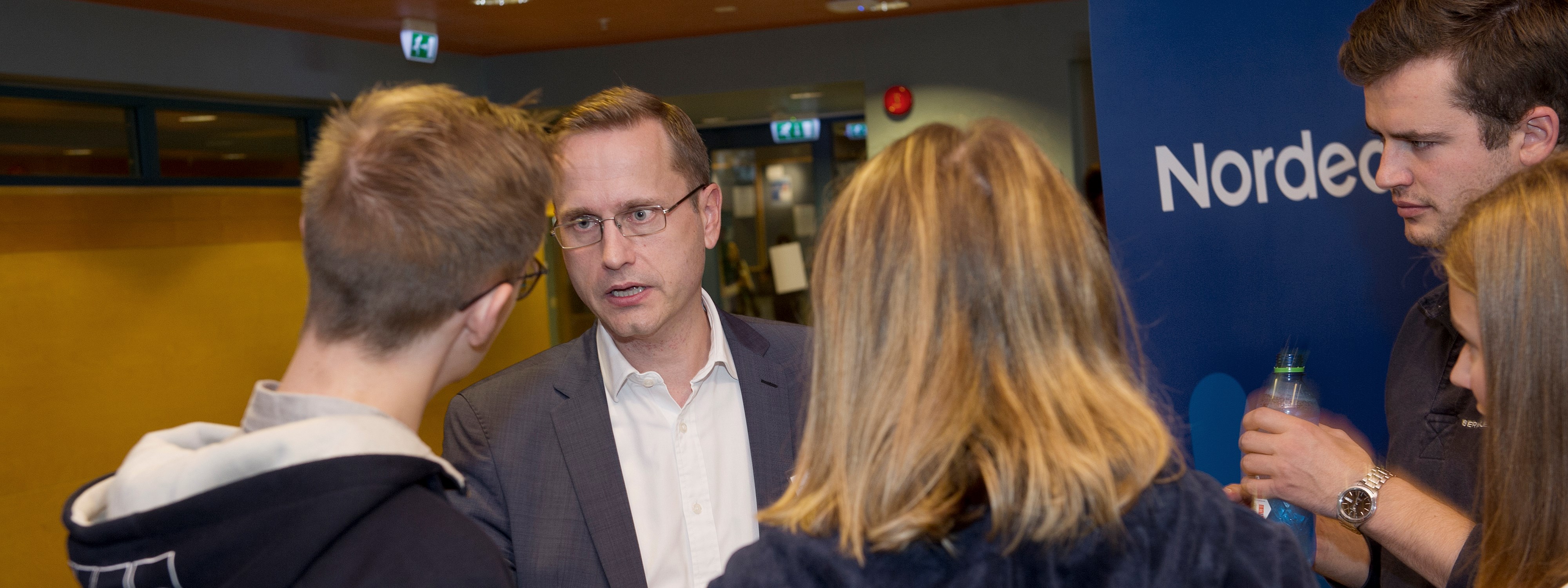 Snorre Storset, Nordea, studenter