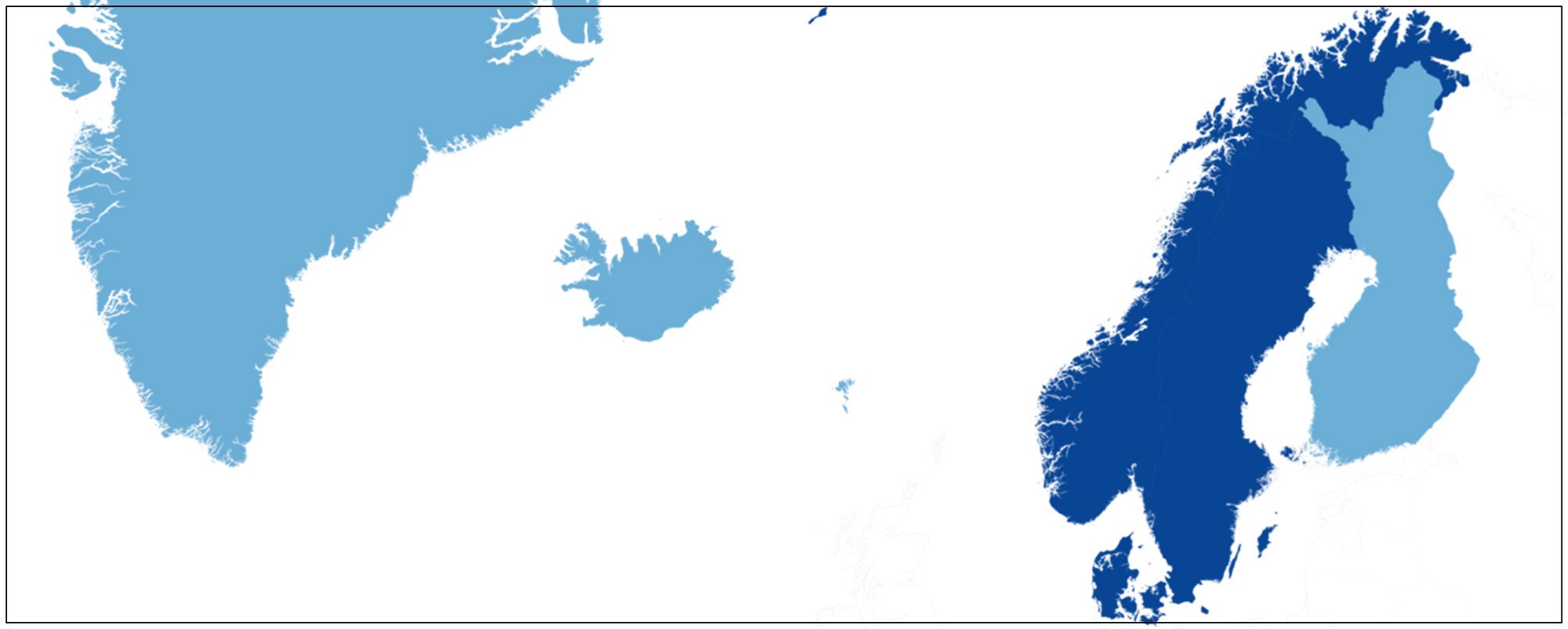 The Nordics. Illustration: Erik Bolstad/SNL/CC by 3.0