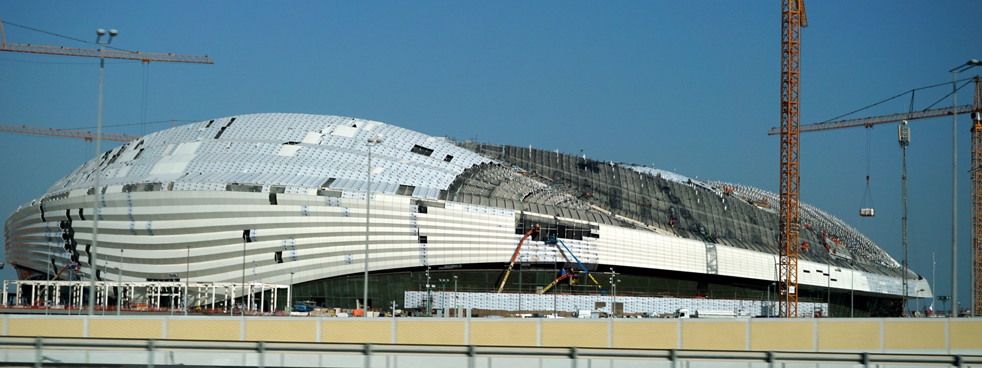 Bilde av Al Wakrah Stadium i Qatar.