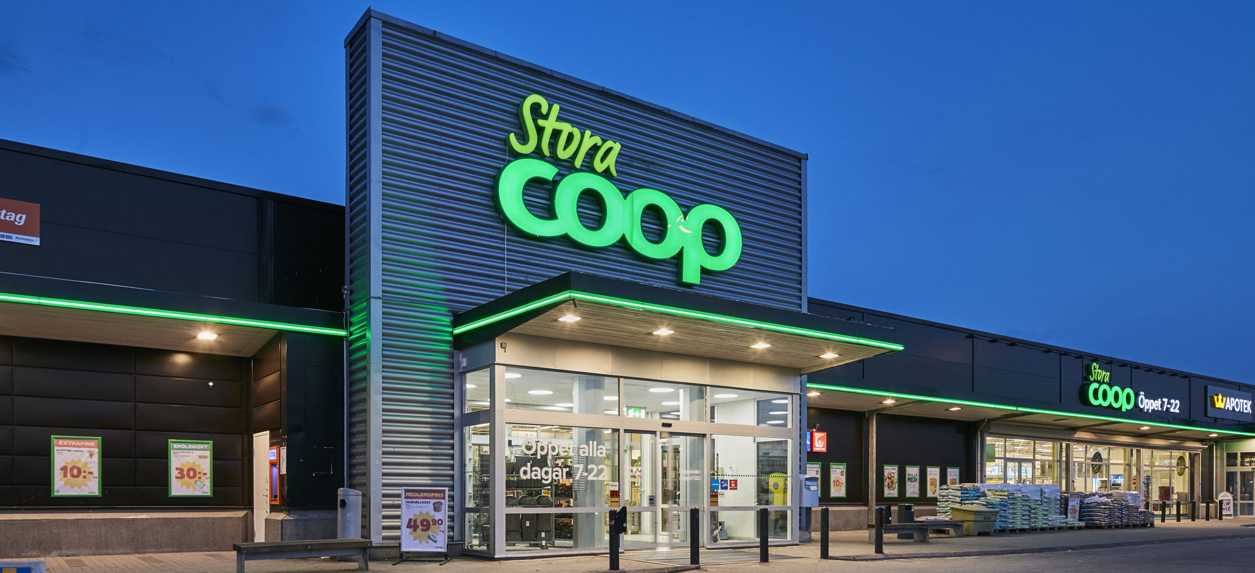 swedish Coop store. Coop press photo