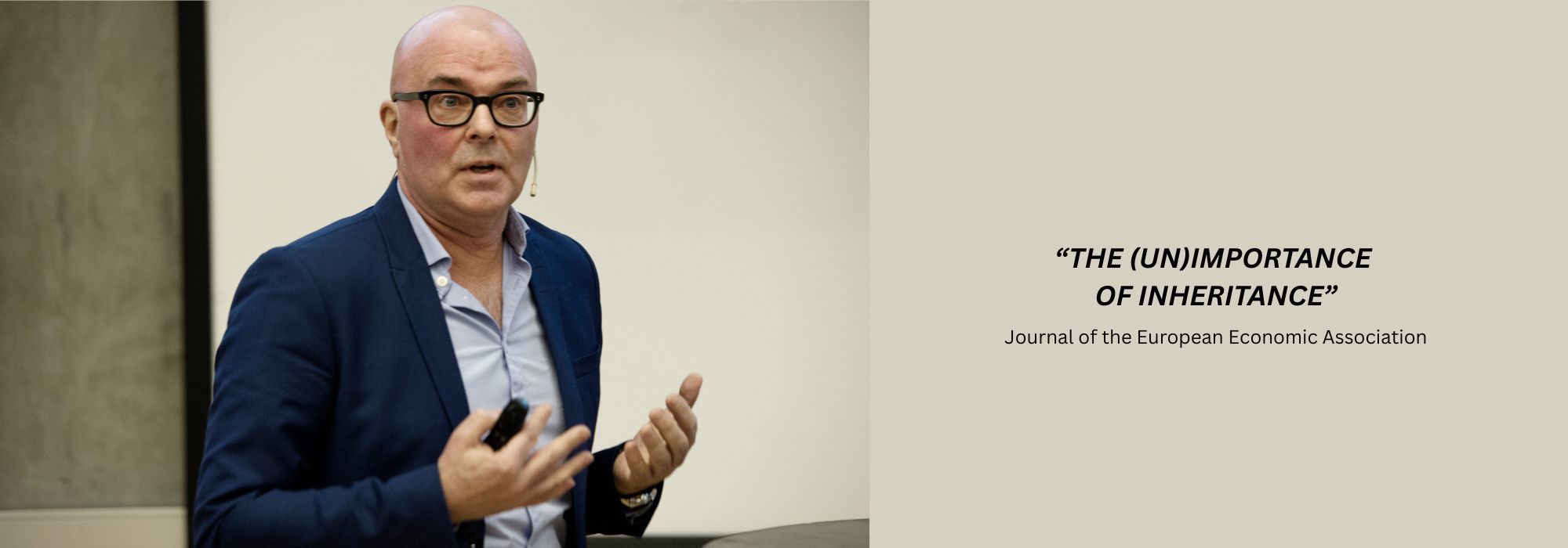 Inheritance plays a smaller role in economic inequality than many assume. New research by, among others, NHH Professor Kjell G. Salvanes shows that for most Norwegians, inheritance accounts for only a small share of lifetime income.