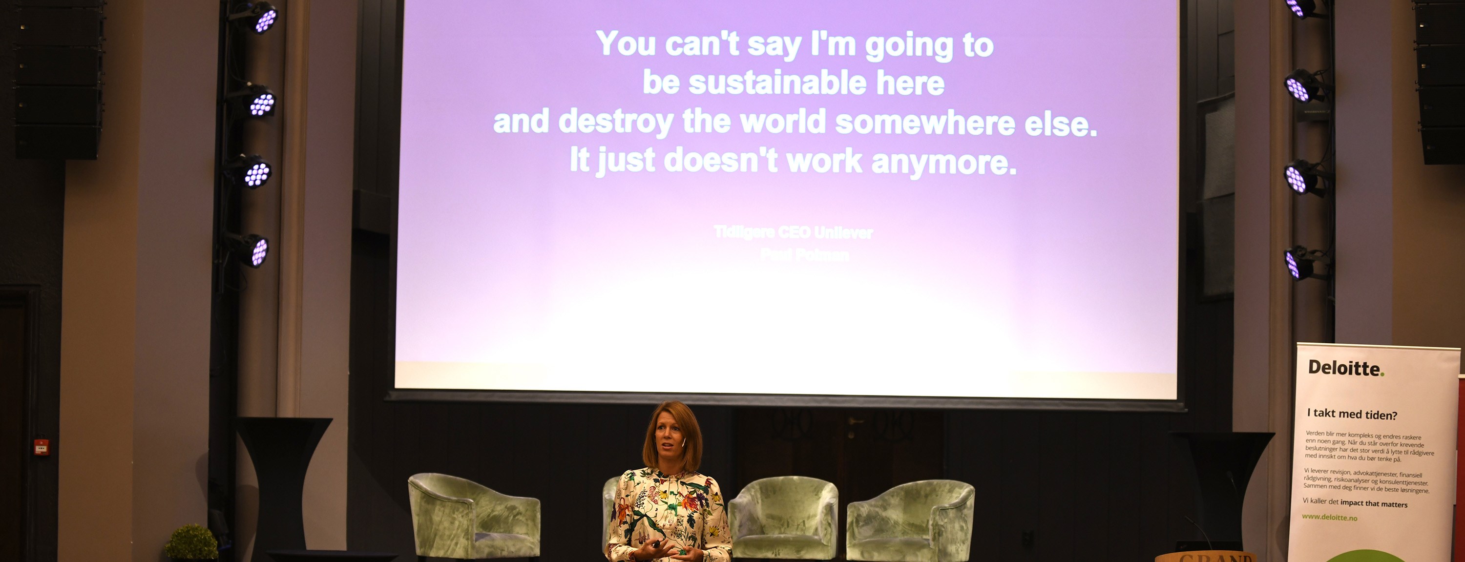 Ragnhild Janbu Fresvik, Gnist-konferansen. Foto: Ove Sjøstrøm