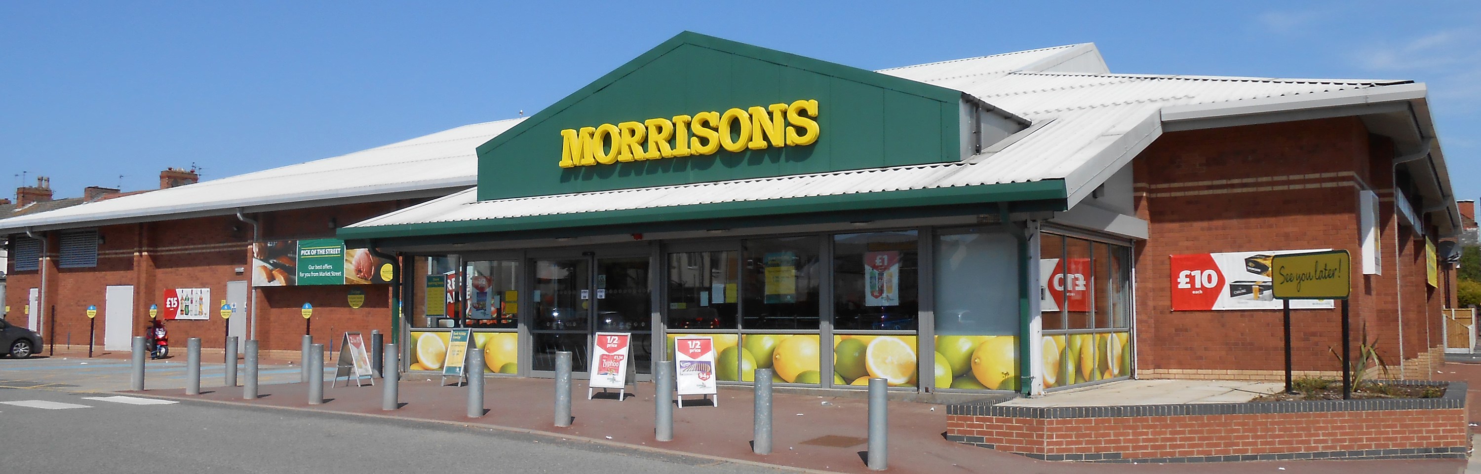 A Morrisons supermarket. Photo: Rept0n1x/Creative Commons Attribution-Share Alike 3.0 Unported license