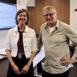 Inger G. Stensaker og Rune Bjerke. Foto: Ove Sjøstrøm