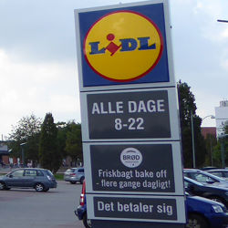 Lidl store in Herlev, Denmark. Photo: Leif Jørgensen/Wikimedia Commons Creative Commons Attribution-Share Alike 4.0 International license.
