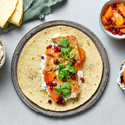 Laksetaco. Foto: Lerøy Seafood Group