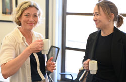 Therese Egeland and Nina Myklebust