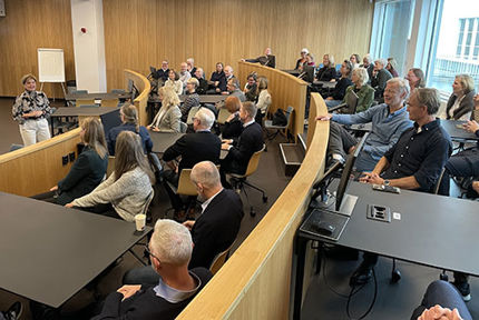 Samling i auditorium Q