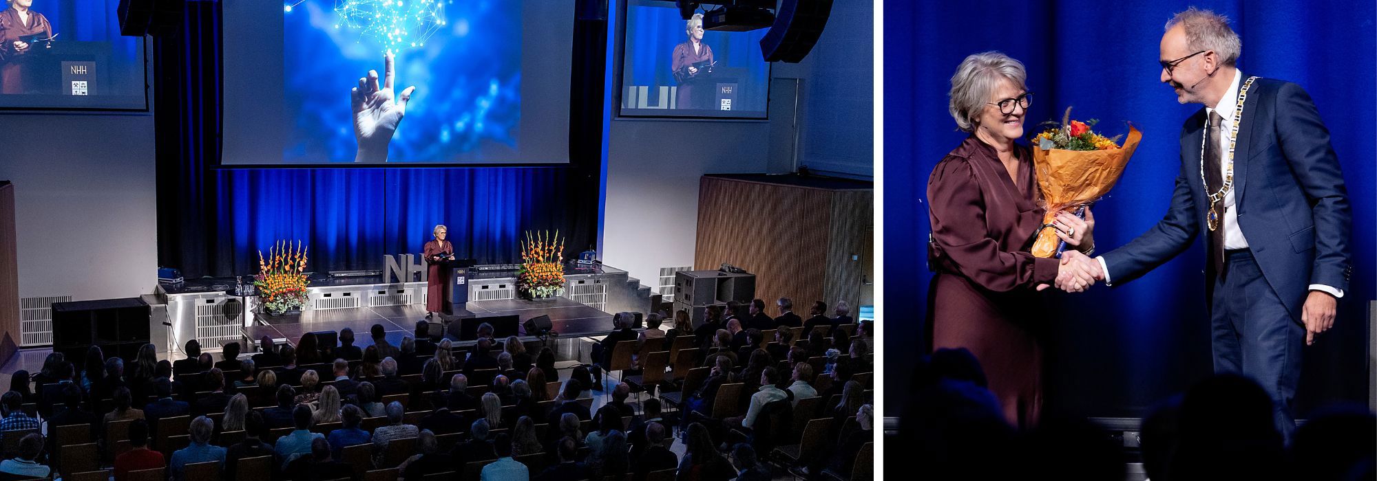 Benedicte Schilbred Fasmer og Helge Thorbjørnsen.