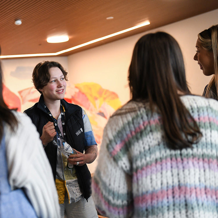 Åpen dag på NHH i 2023. Foto: Ingunn Gjærde