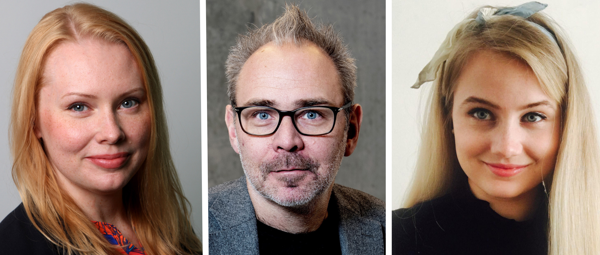 Førsteamanuensis Kaisa S. Pietikäinen, professor Helge Thorbjørnsen og stipendiat Ingrid Emilie Ringstad  Flessum Ringstad.