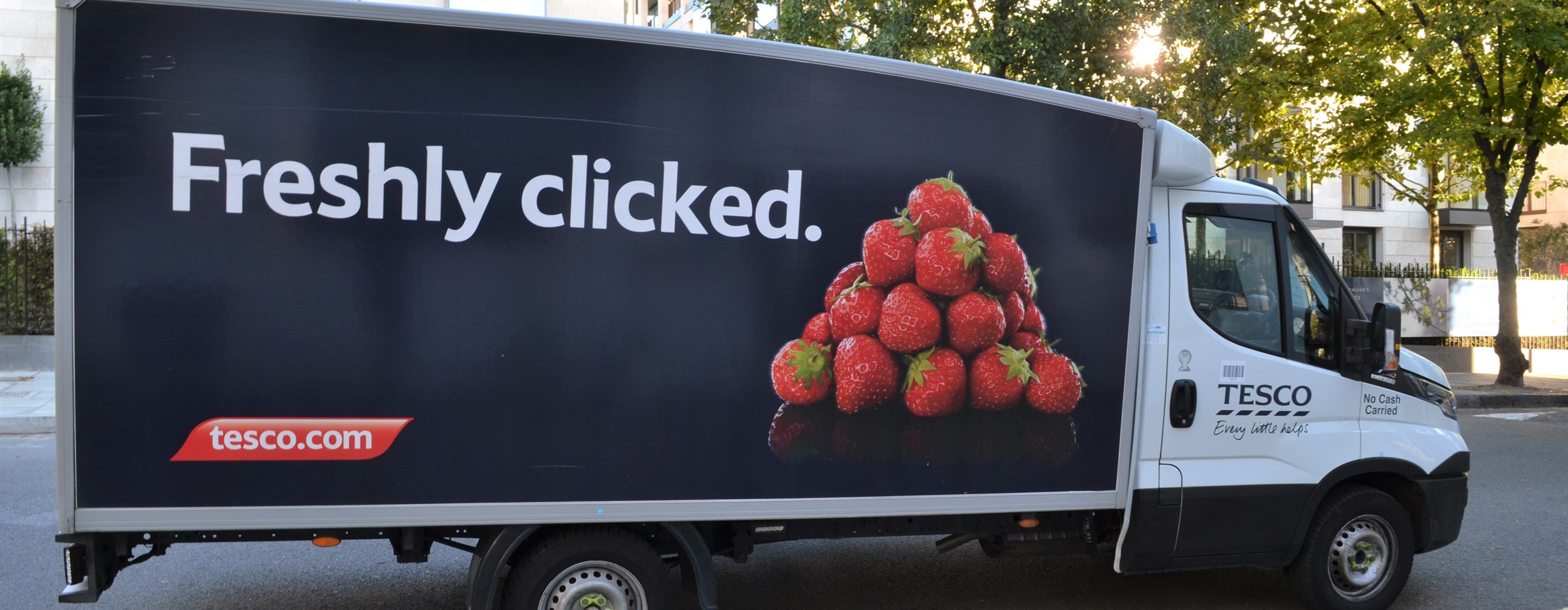 Tesco delivery van.  Photo: Slawek Kozakiewic/Dreamstime