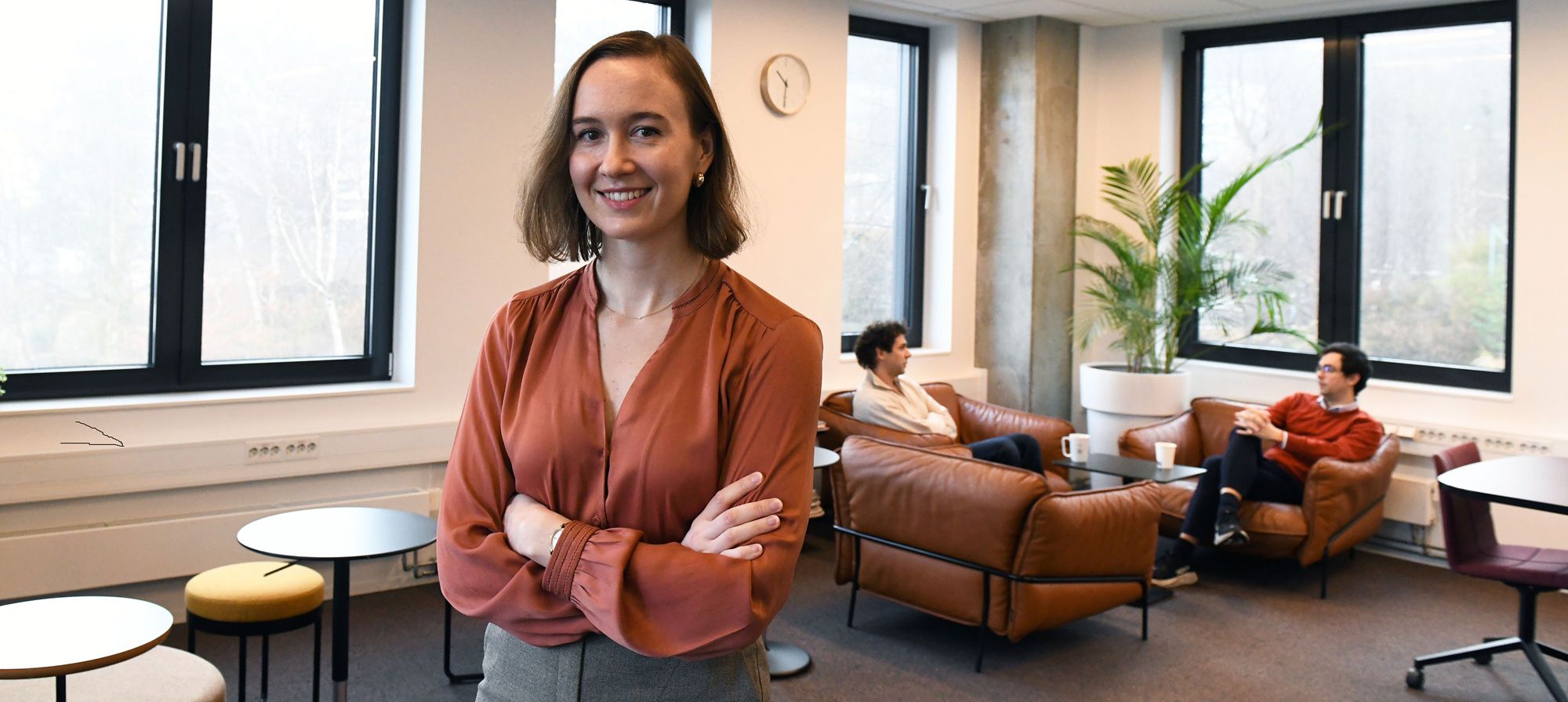 The Royal Swedish Academy of Sciences has awarded Tove Forsbacka the Arnberg Prize for her research on competition economics. Photo: Sigrid Folkestad