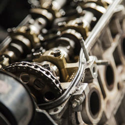 Close-up picture of a motor