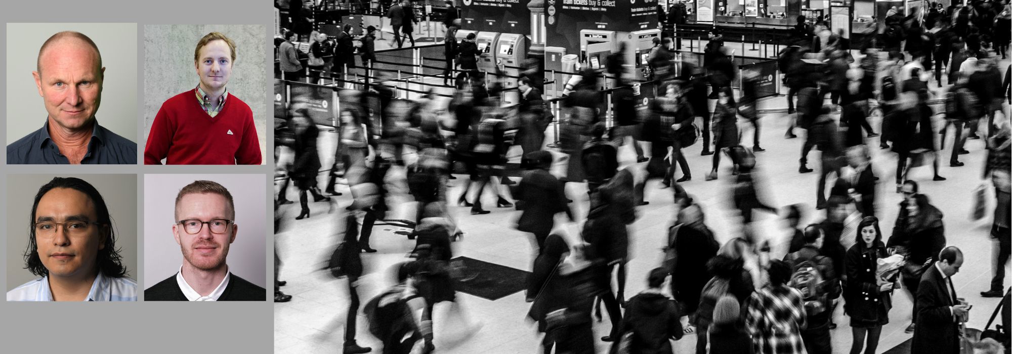 Professors Kjetil Bjorvatn og Mathias Ekström (NHH), Assistant Professor Pablo Soto Mota (El Colegio de México), and professor Hallgeir Sjåstad (NHH).