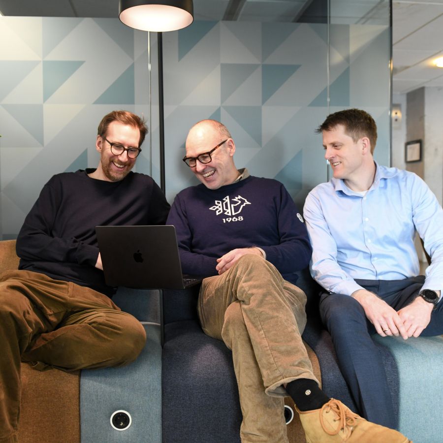 Lasse Lien, Eirik Sjåholm Knudsen og Alexander Lundervold