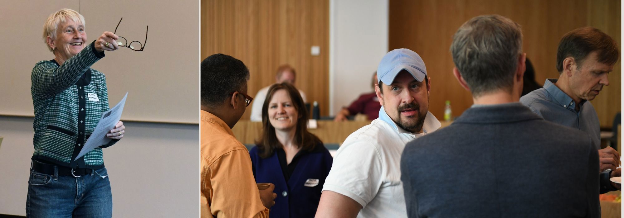 Finance Professor Karin S. Thorburn, Head of Centre for Corporate Finance, and Associate Professor Carsten Bienz, both at the Department of Finance, NHH. Photo: Sigrid Folkestad and Hallvard Lyssand 